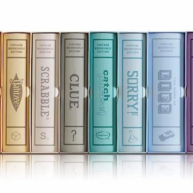 WS Game Company Collection of 14 Vintage Bookshelf Board Games