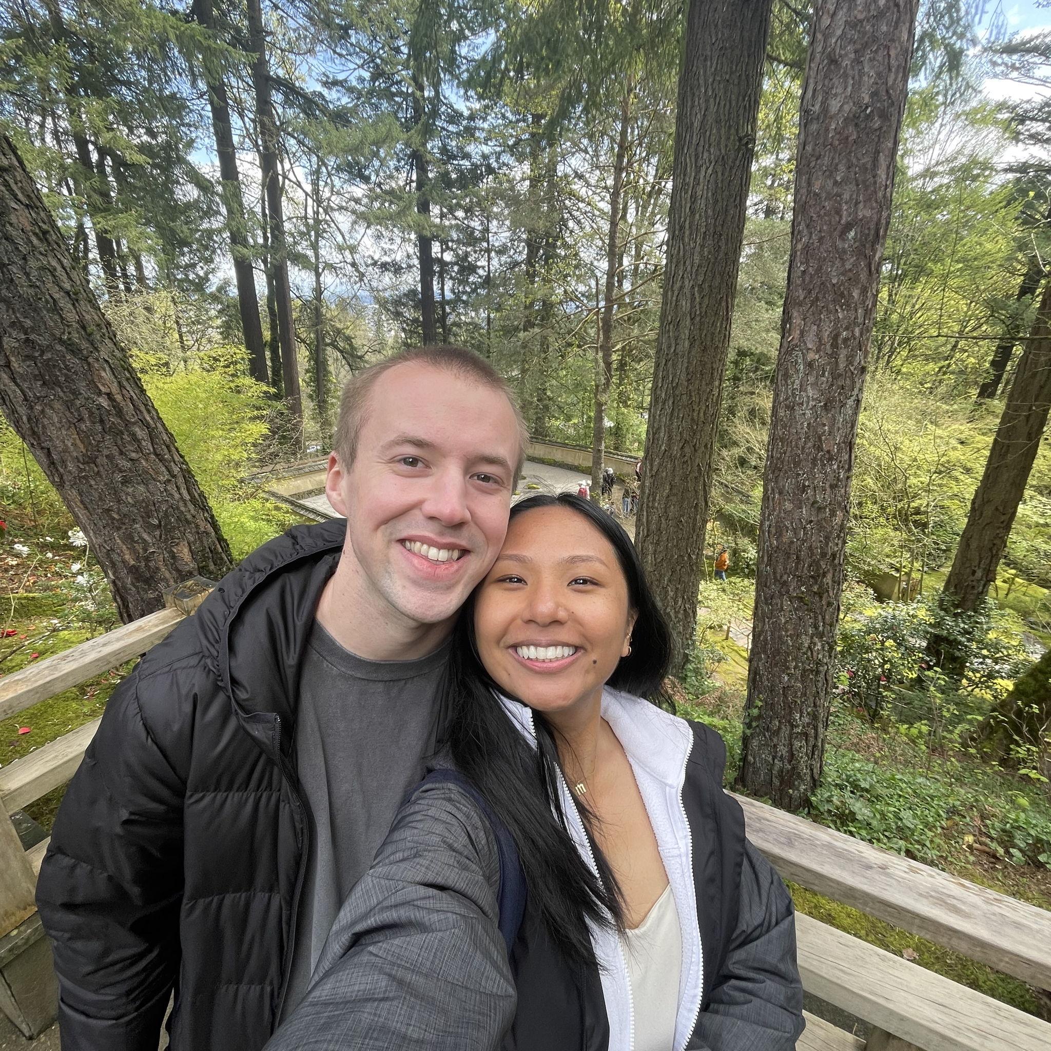 At the Portland Japanese Gardens
