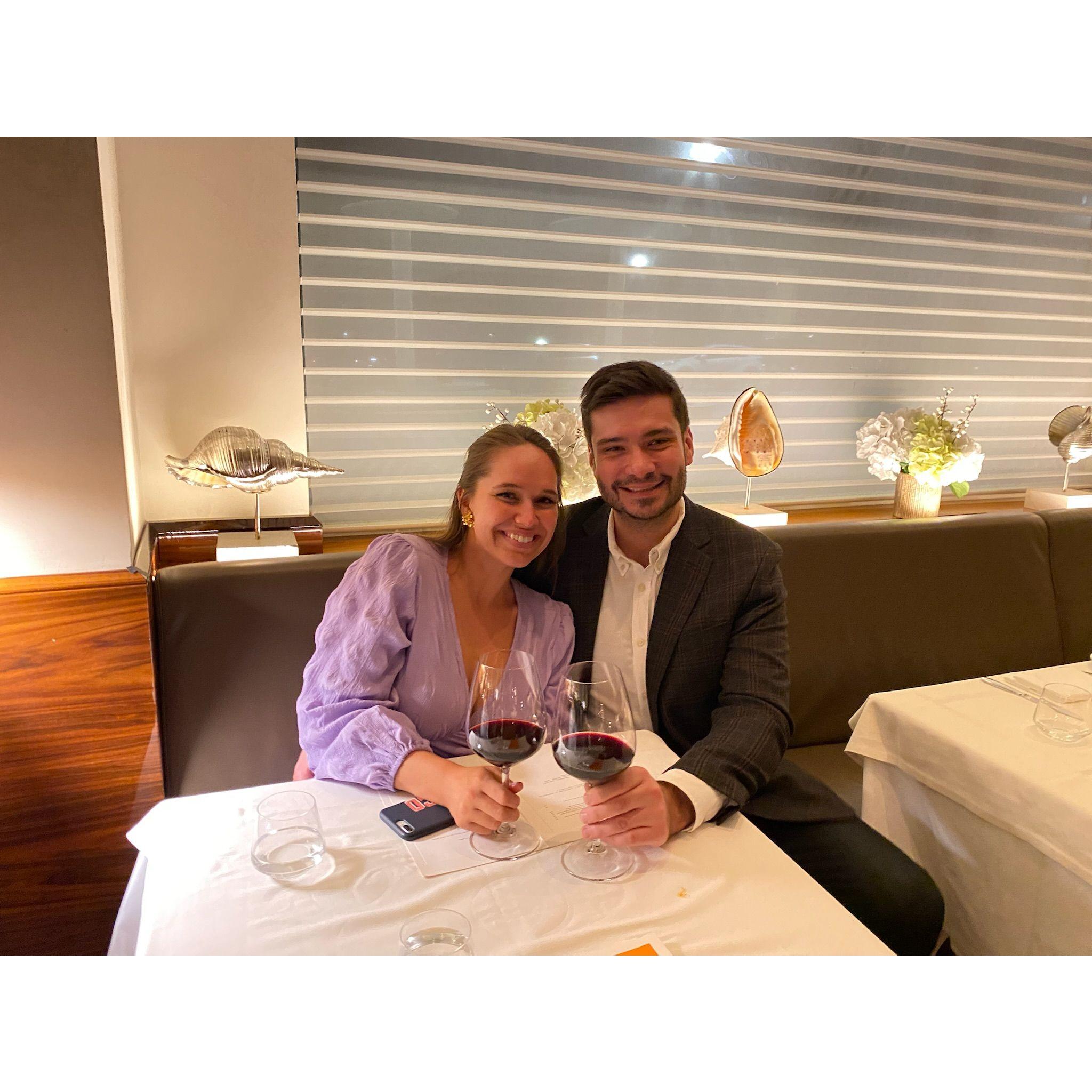 Birthday celebration at Marea in NYC. (2022)