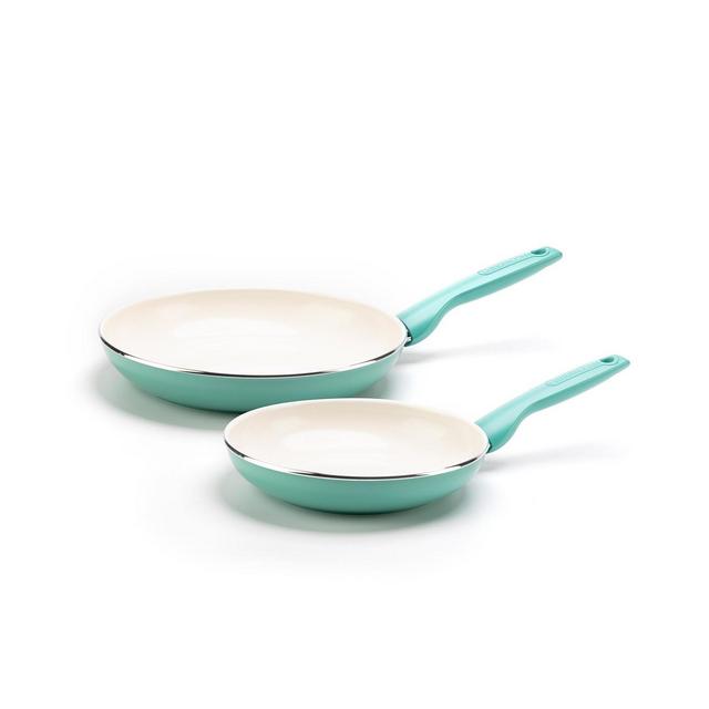 GreenPan Rio Ceramic Nonstick 8"and 10" Frypan Set