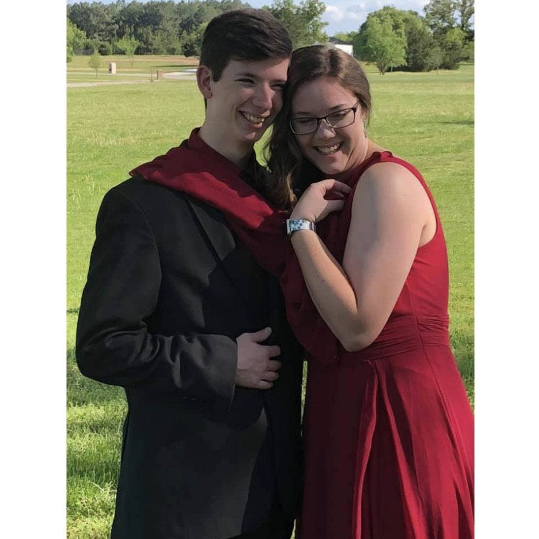 Hunter's senior prom.