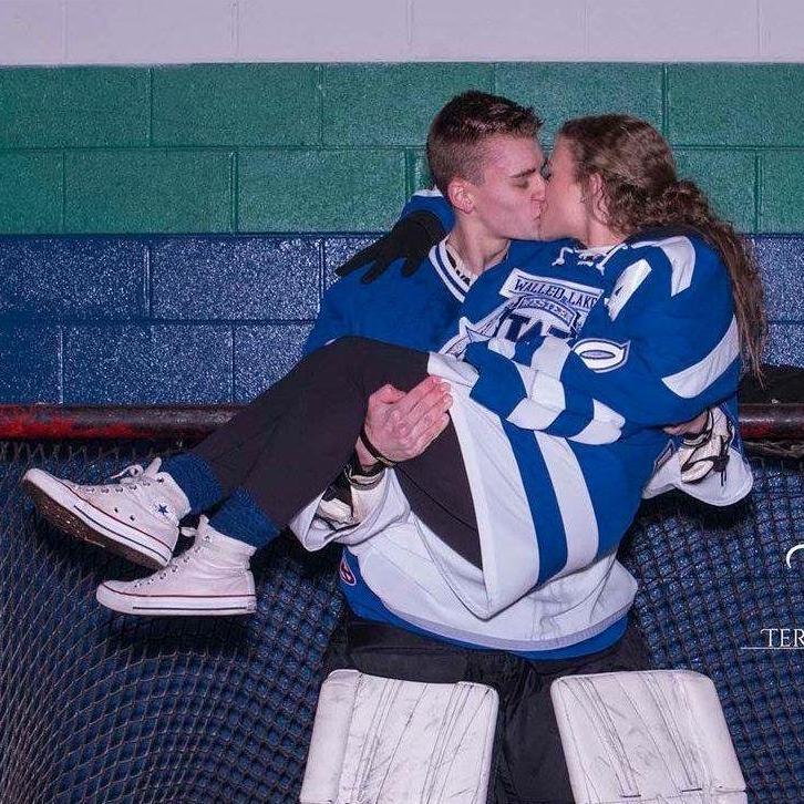 High School Ice Hockey Game 2017