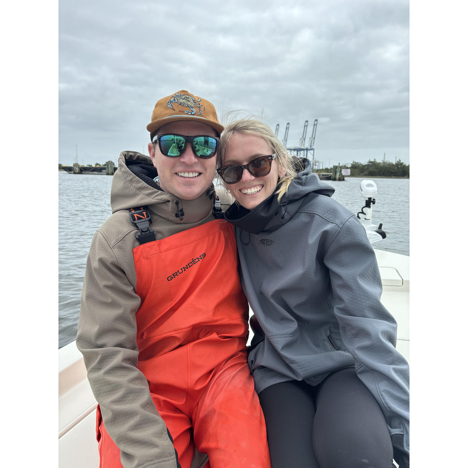 Fishing on a chilly day in Charleston!