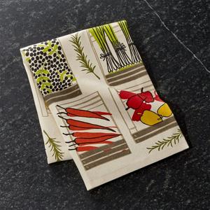 Market Veggies Dish Towel