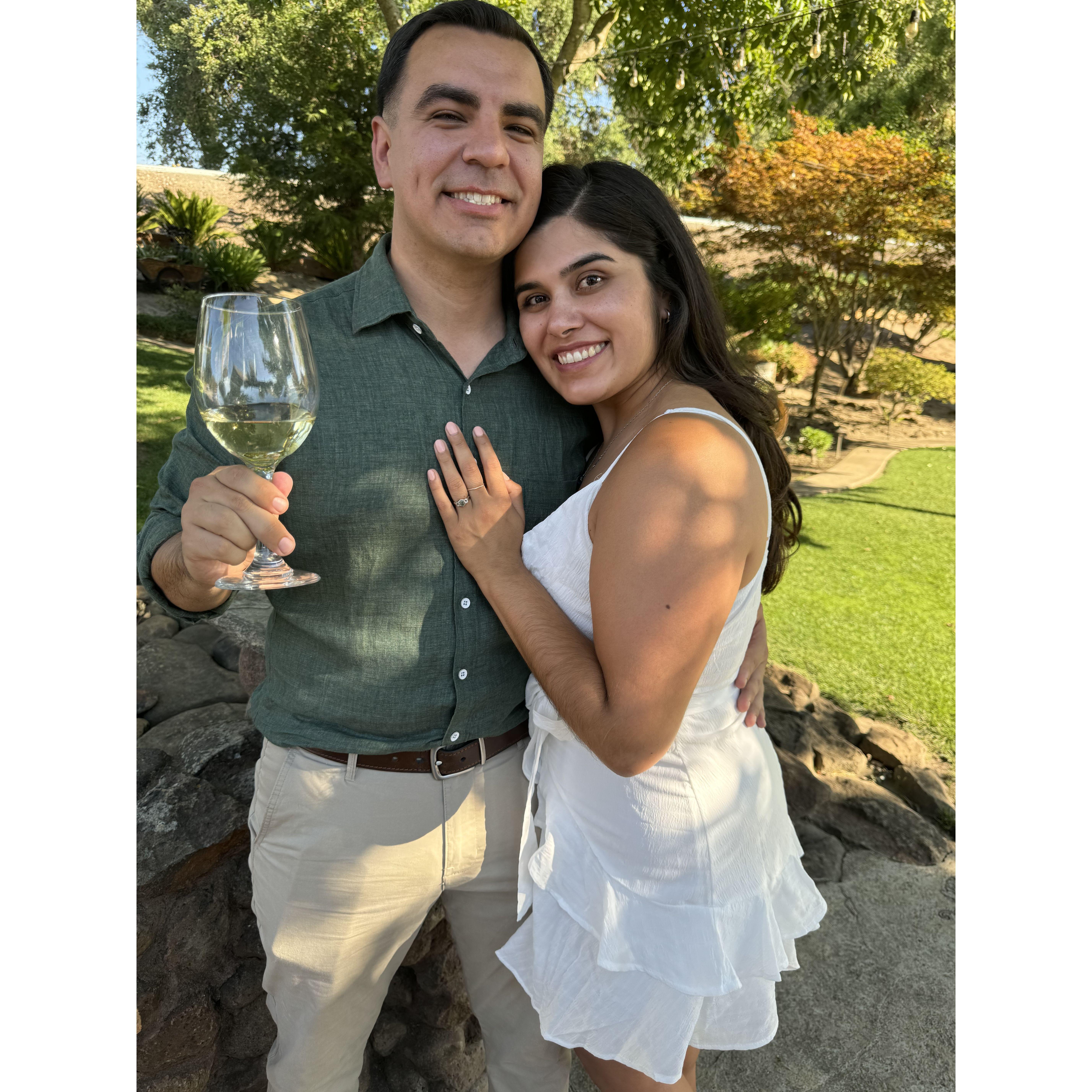 We're engaged!