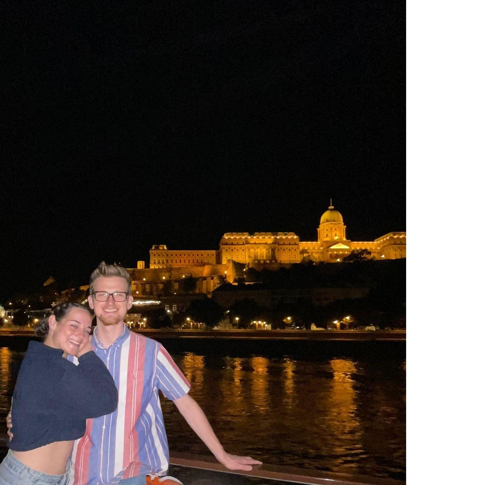 2022 Budapest, Hungry: Holding each other close taking in the view