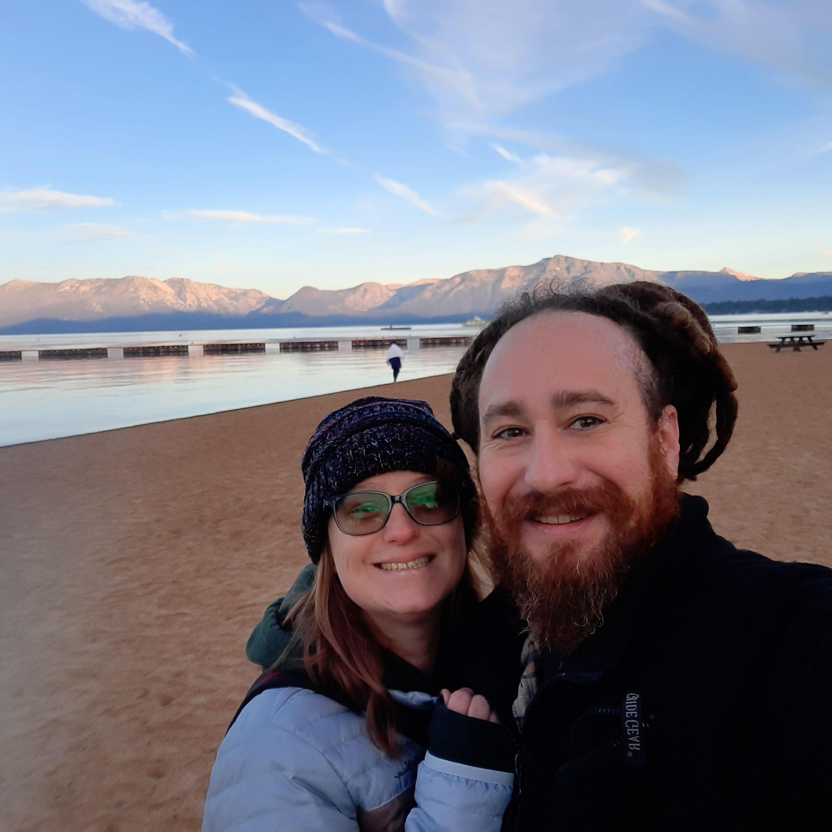 The most beautiful sunrise we have ever seen in Lake Tahoe
This was the day before we got engaged!