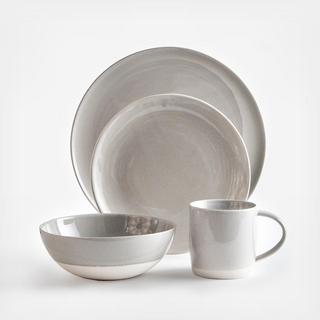 Shell Bisque 4-Piece Place Setting, Service for 1