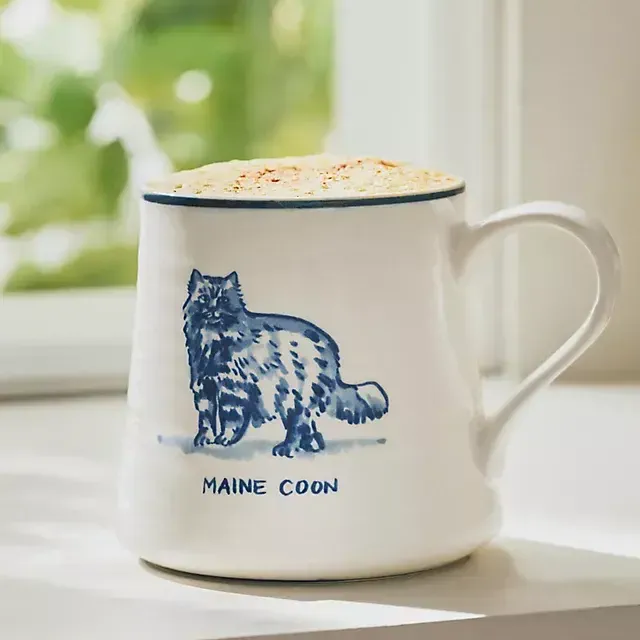 Molly Hatch Stoneware Cat Mugs