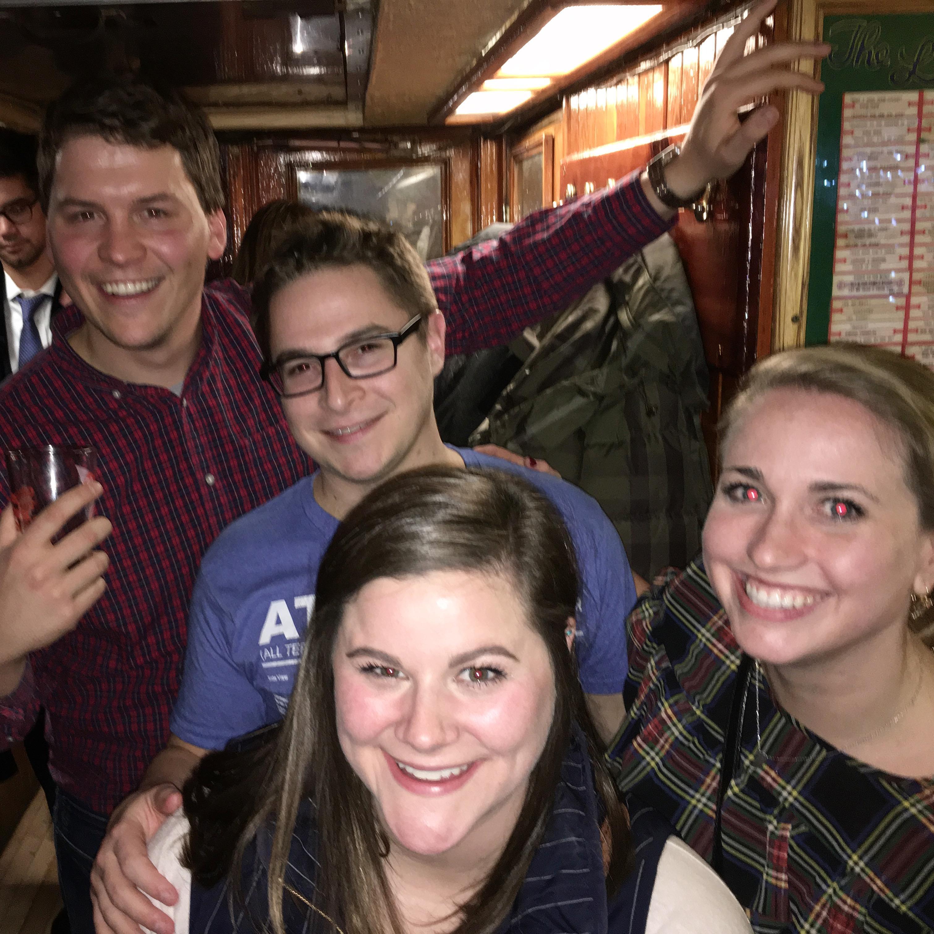 Enjoying Chicago with your friends Katie and Andrew Mrugala