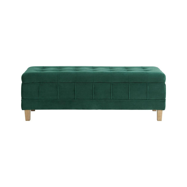 Jude Tufted Storage Ottoman Green - Picket House Furnishings