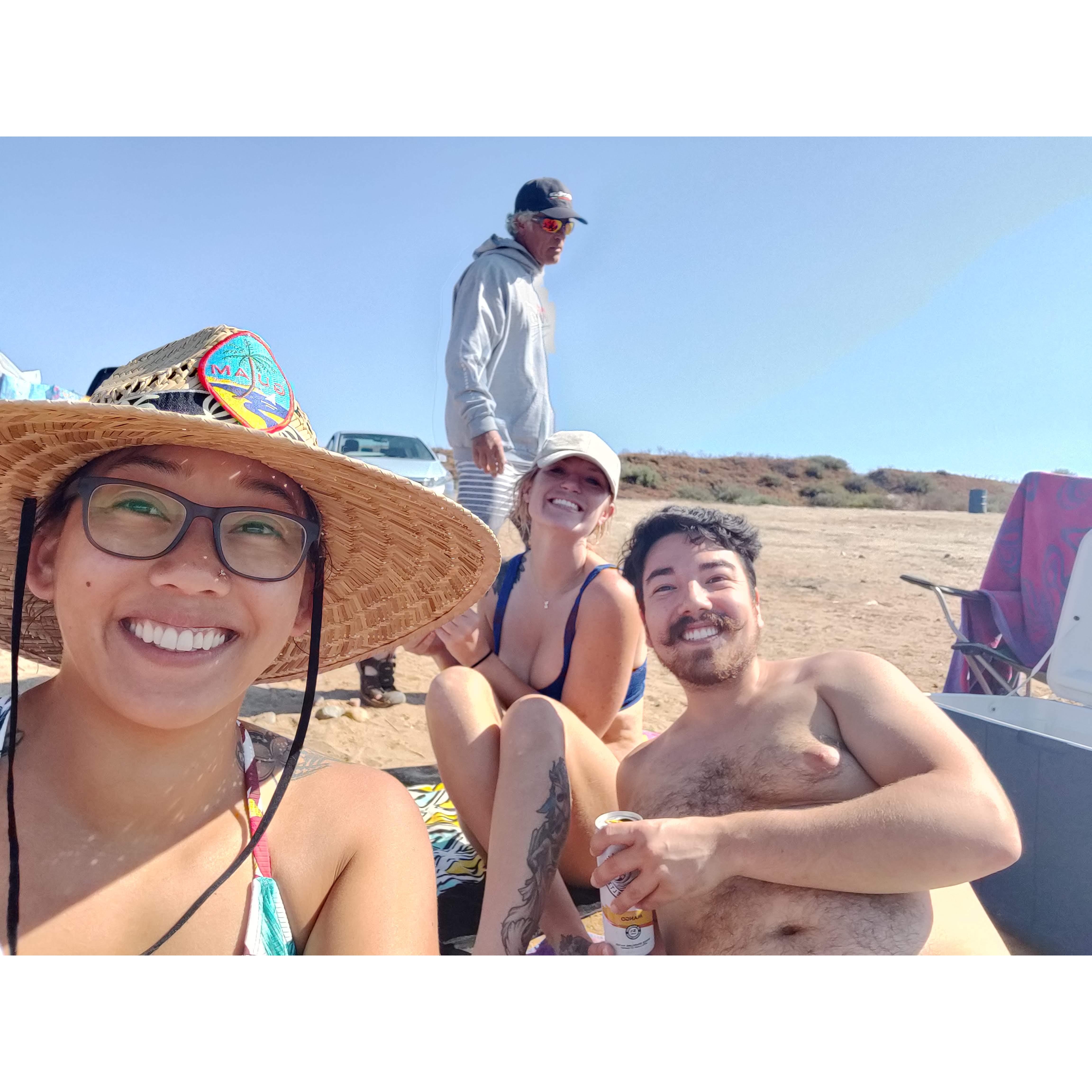 A day of beach time and jet skiing with our friend Kasia!