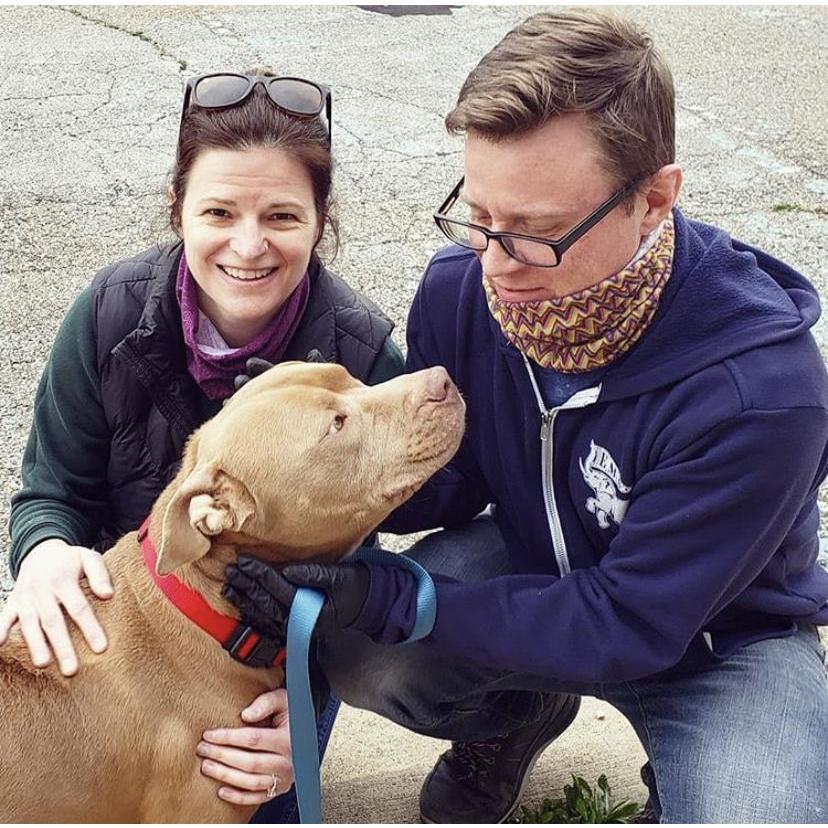 Morris' adoption day, April 4, 2020.