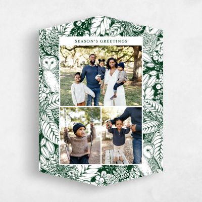 Green Diamond Holiday Card - Higbee