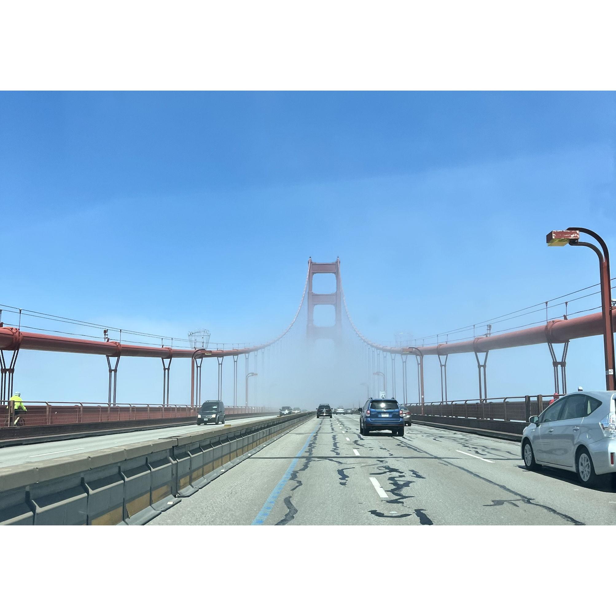We affectionately refer to coastal fog as Karl the Fog (or Karla the Fog). Karl has his own Twitter account.