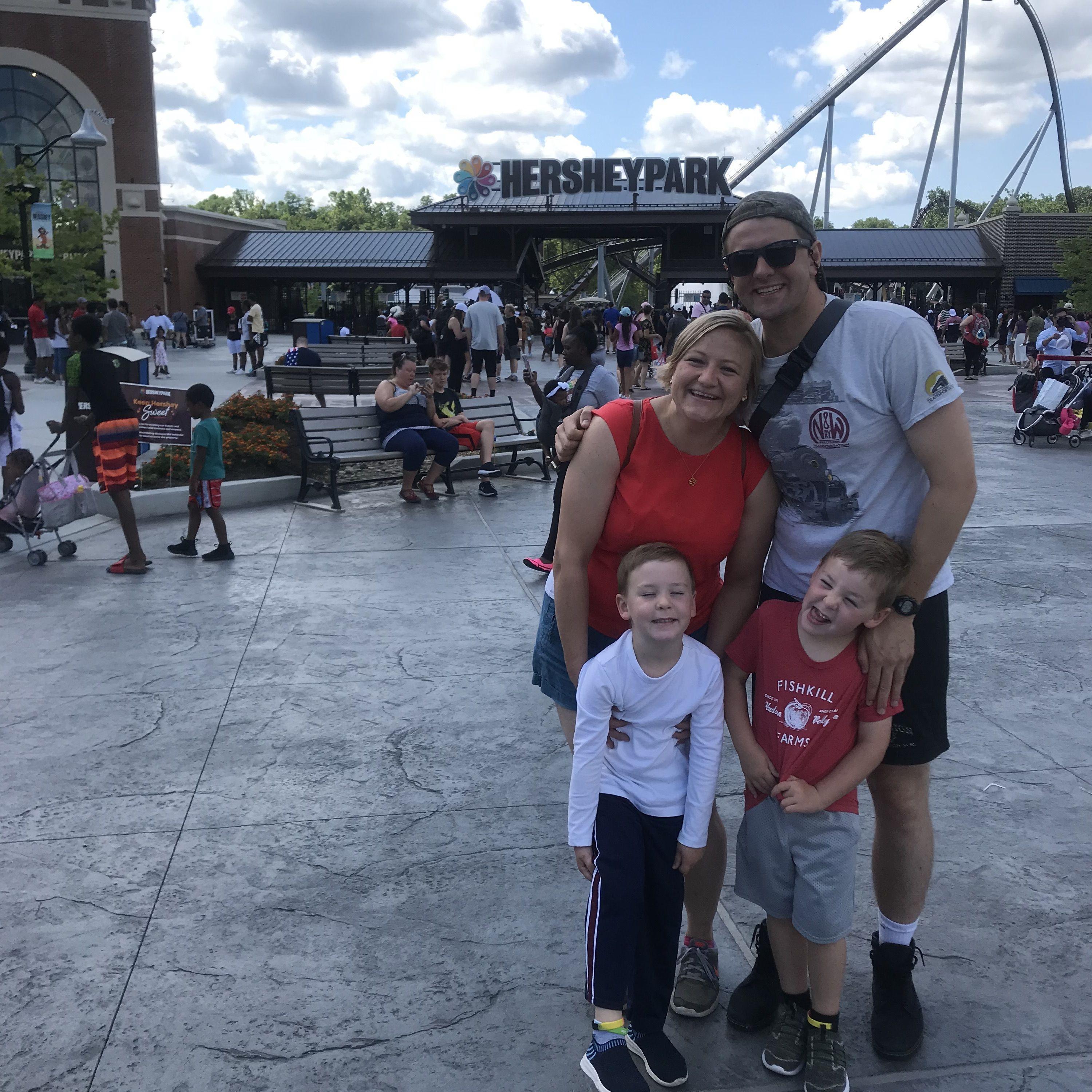 Hershey Park with the family!