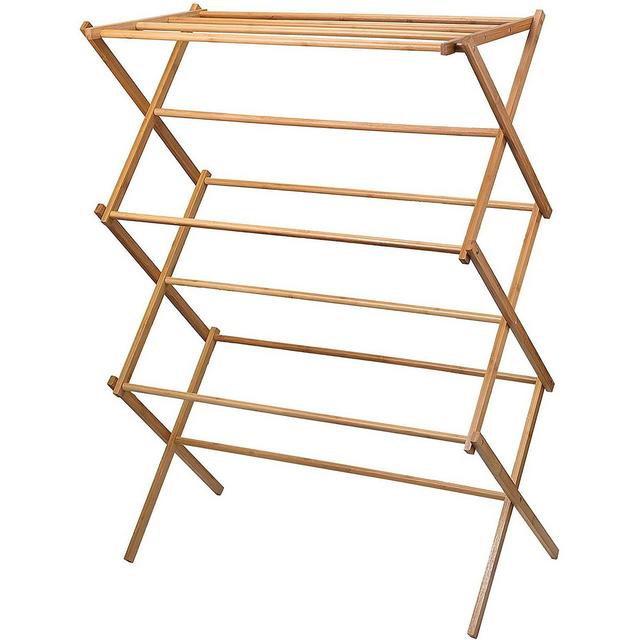Wooden Clothes Drying Rack