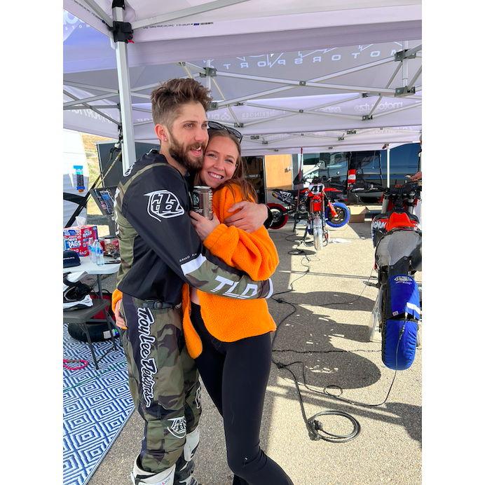 Celebrating Austin's big win for his 450 race. April 8th, 2023