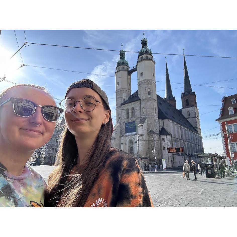 In Sina's hometown, Halle Germany