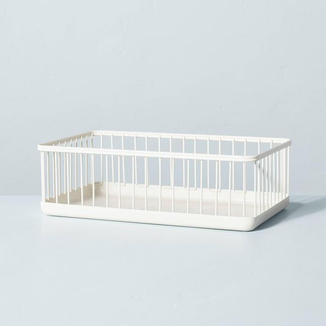 Large Wire Storage Basket Sour Cream - Hearth & Hand™ with Magnolia