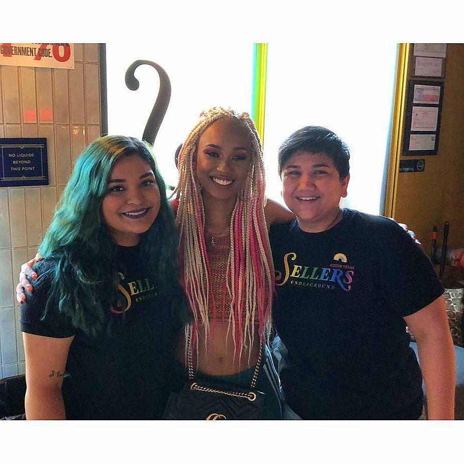 First Pride Austin with our favorite DJ (IQ will be DJing our reception)