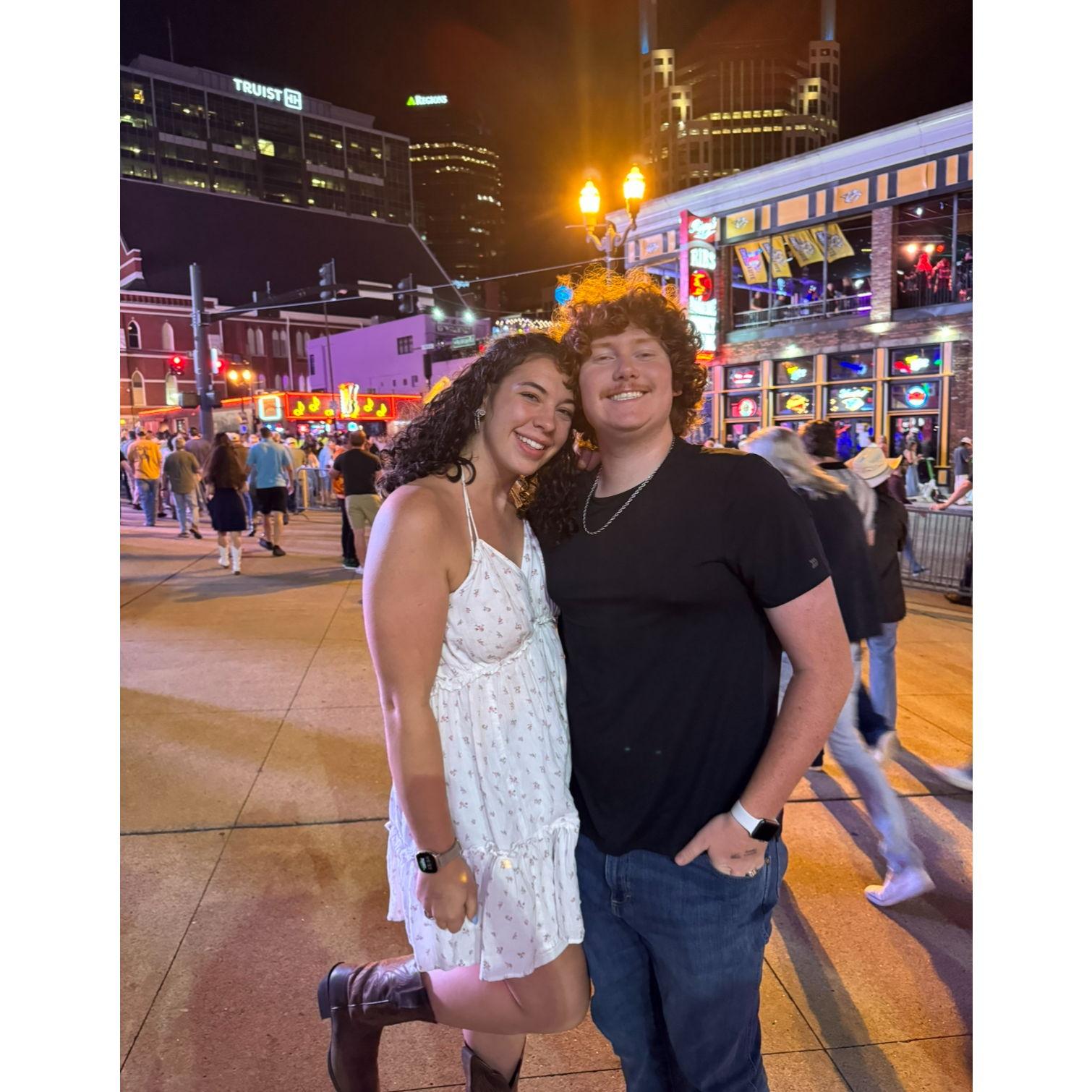 Our first concert in Nashville