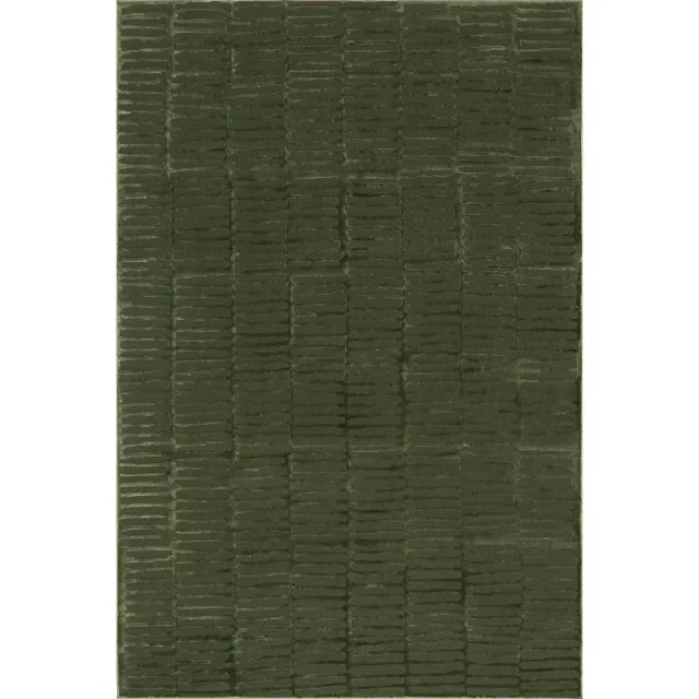 Nuloom Kailani Geometric Pet Friendly Textured Machine Washable Area Rug, 8' x 10', Green
