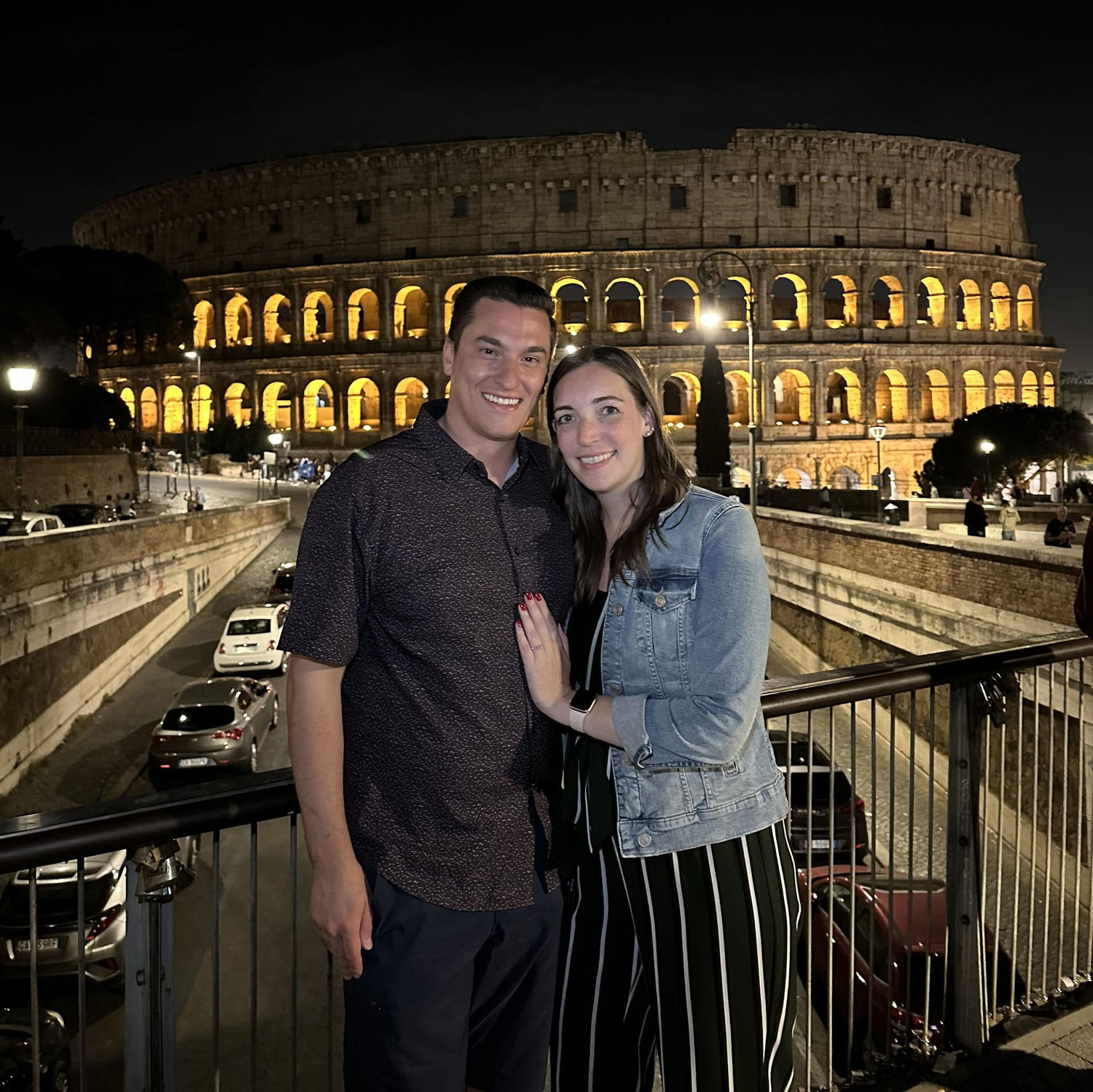 Post proposal tour of Rome. 10/15/2023