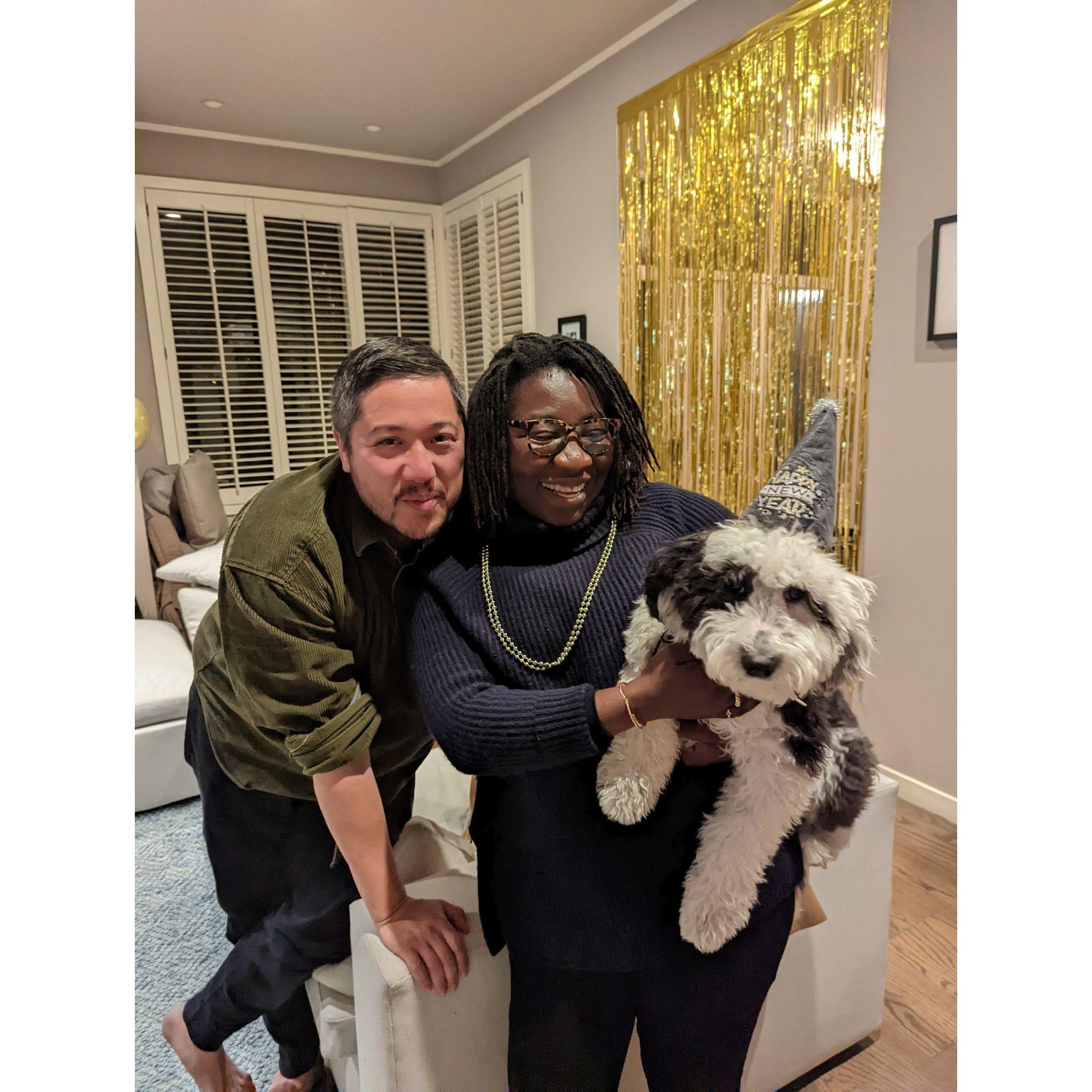 Pup's first new year!