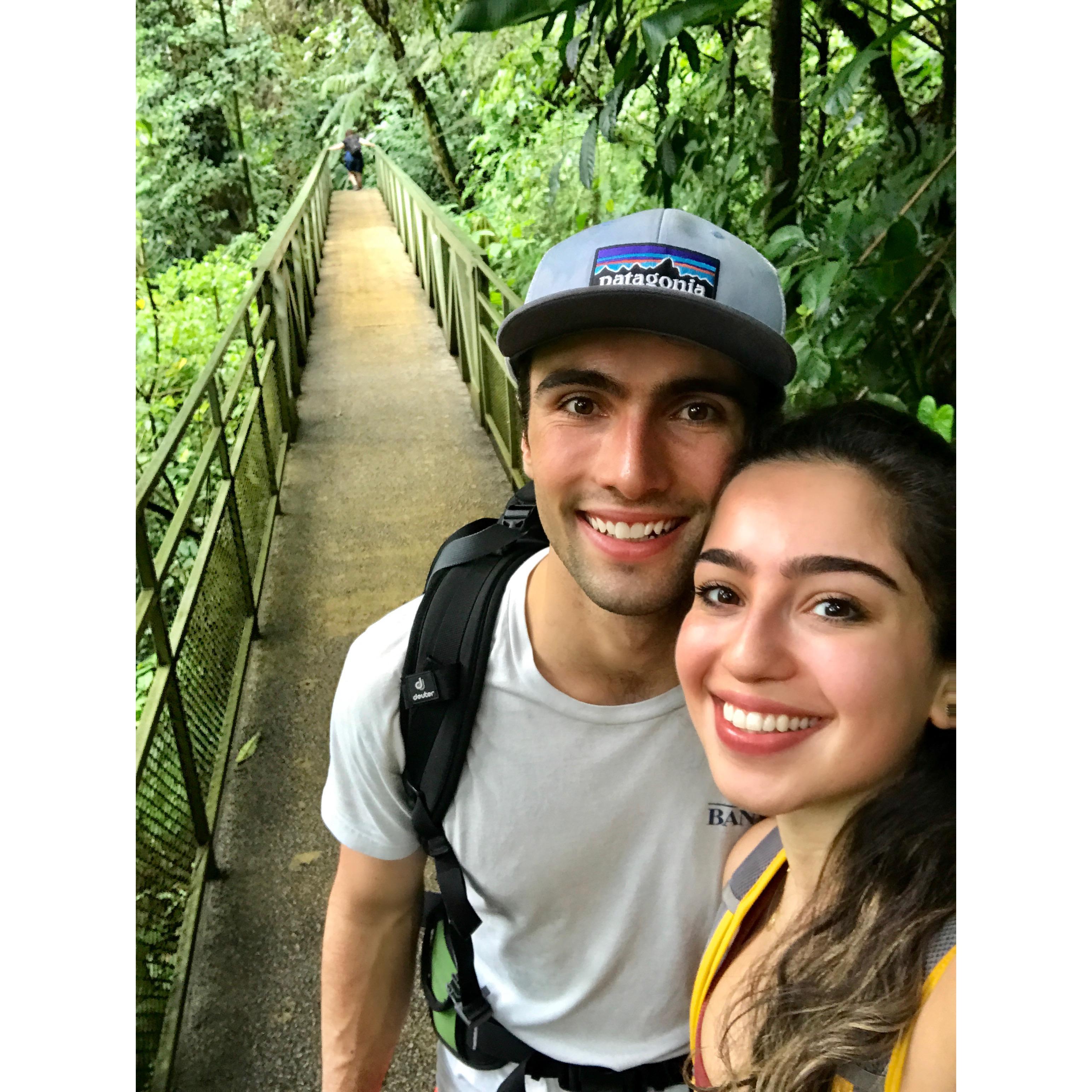Our first international trip was to Costa Rica