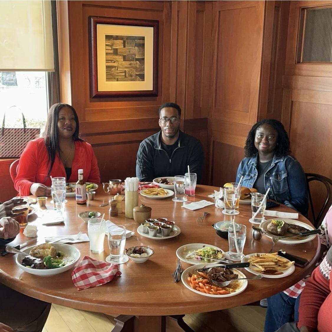 Baldwin and Amoabin family meet up!