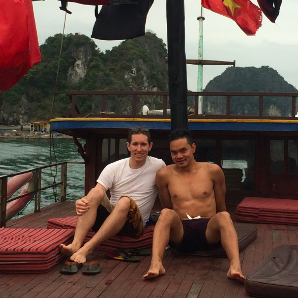Cruising in Halong Bay, Viet Nam
