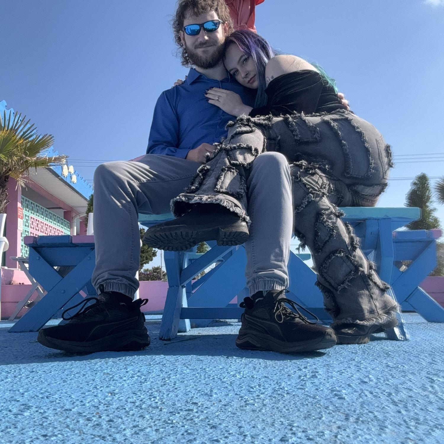 Our Engagement trip where we recreated our first trip’s photo - April 13, 2025
