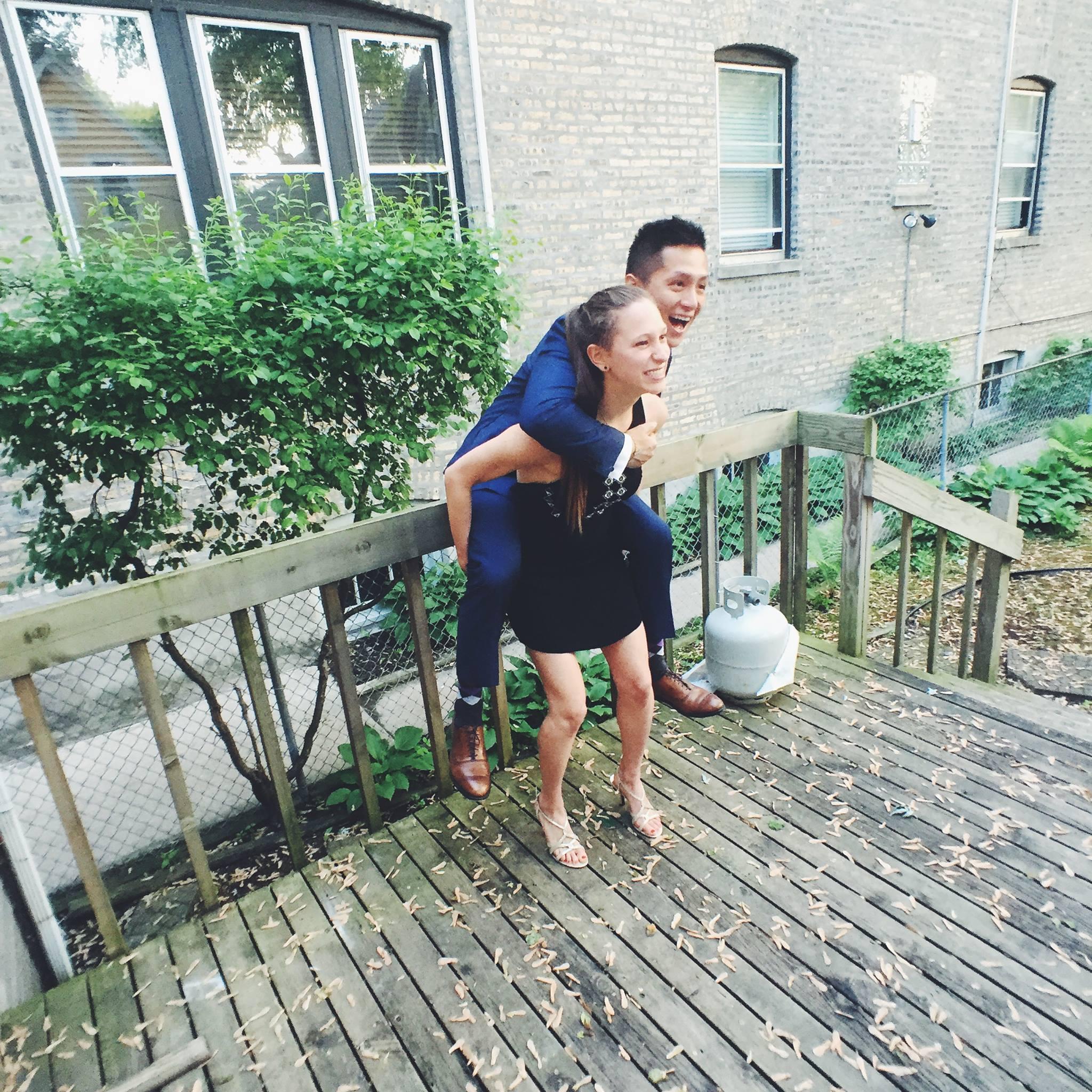 Julie asked Jim to Zeta Formal, June 2014