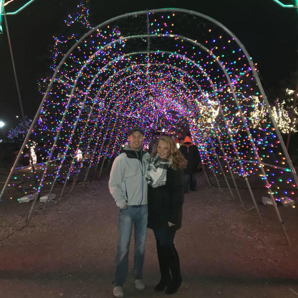 Our first date at Bentleyville in November 2017