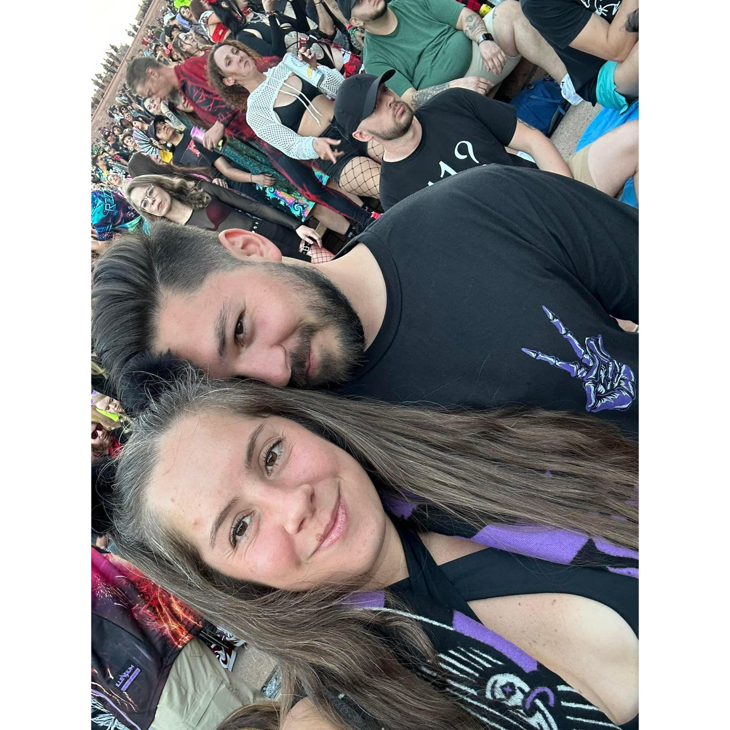 Rezz Rocks right after getting engaged!