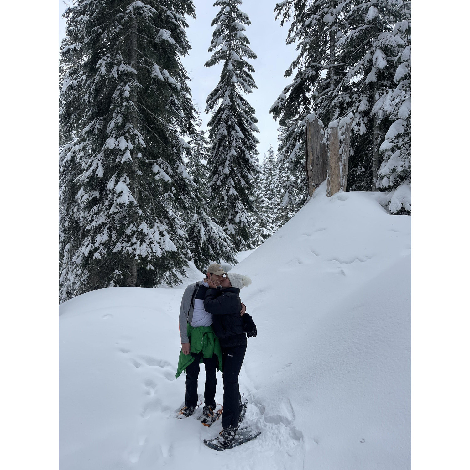 Snowshoeing at Snow Lake