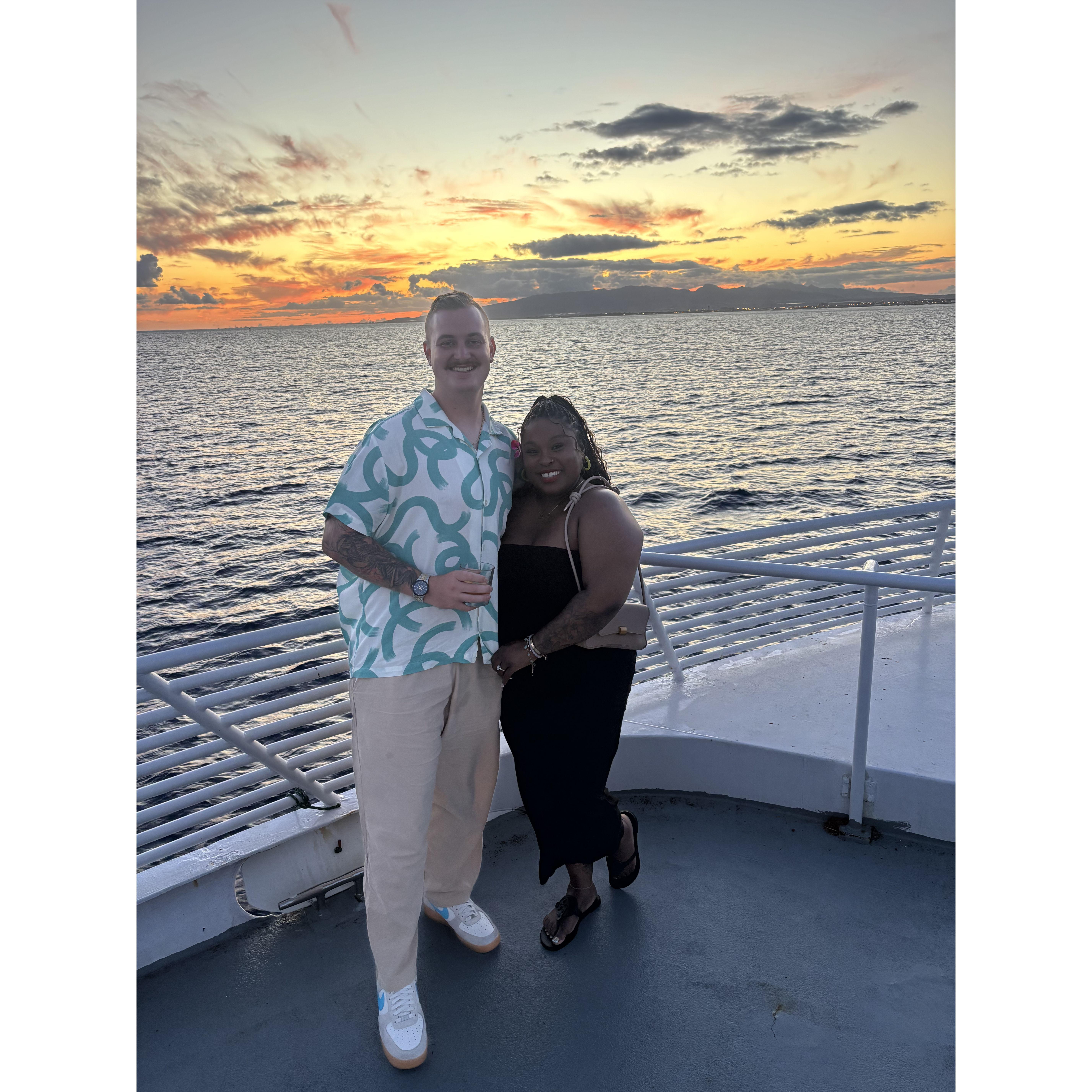 Sunset Cruise in Waikiki, HI