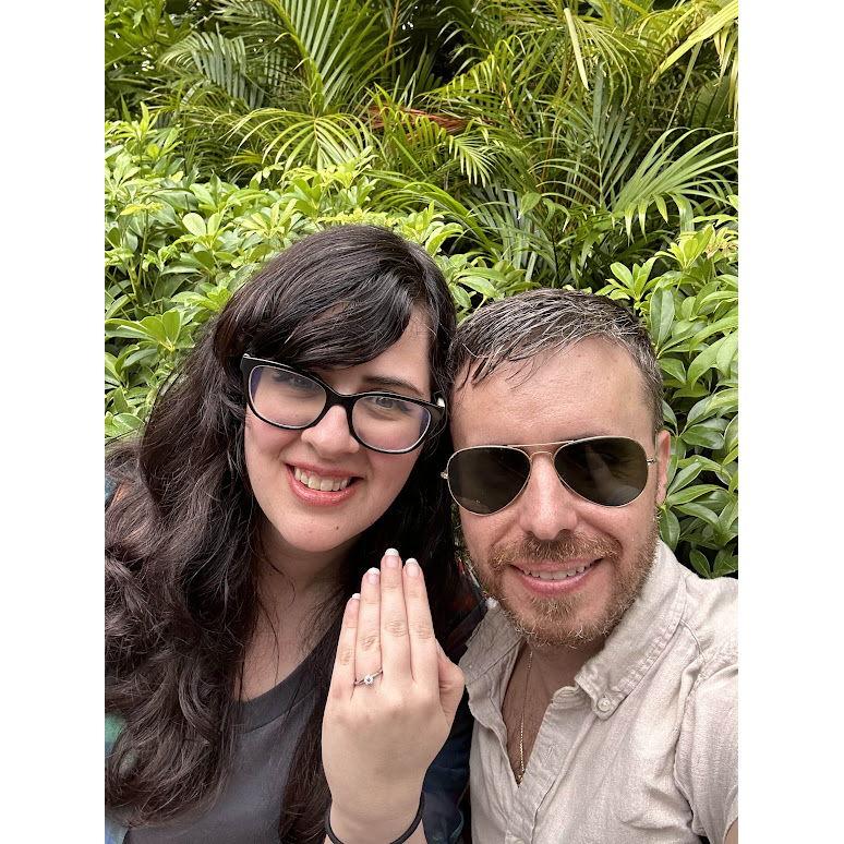 Engagement at Universal Studios - Orlando, Florida