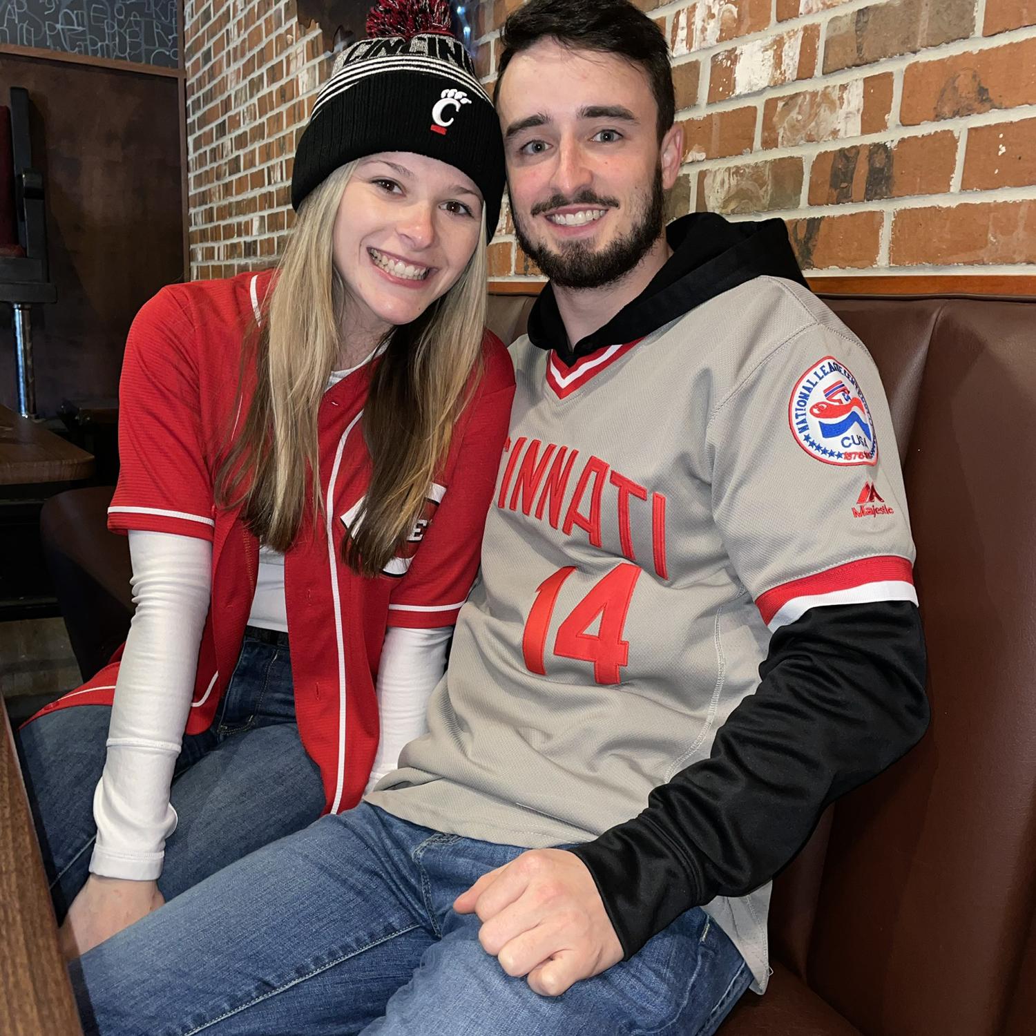 Our first photo together