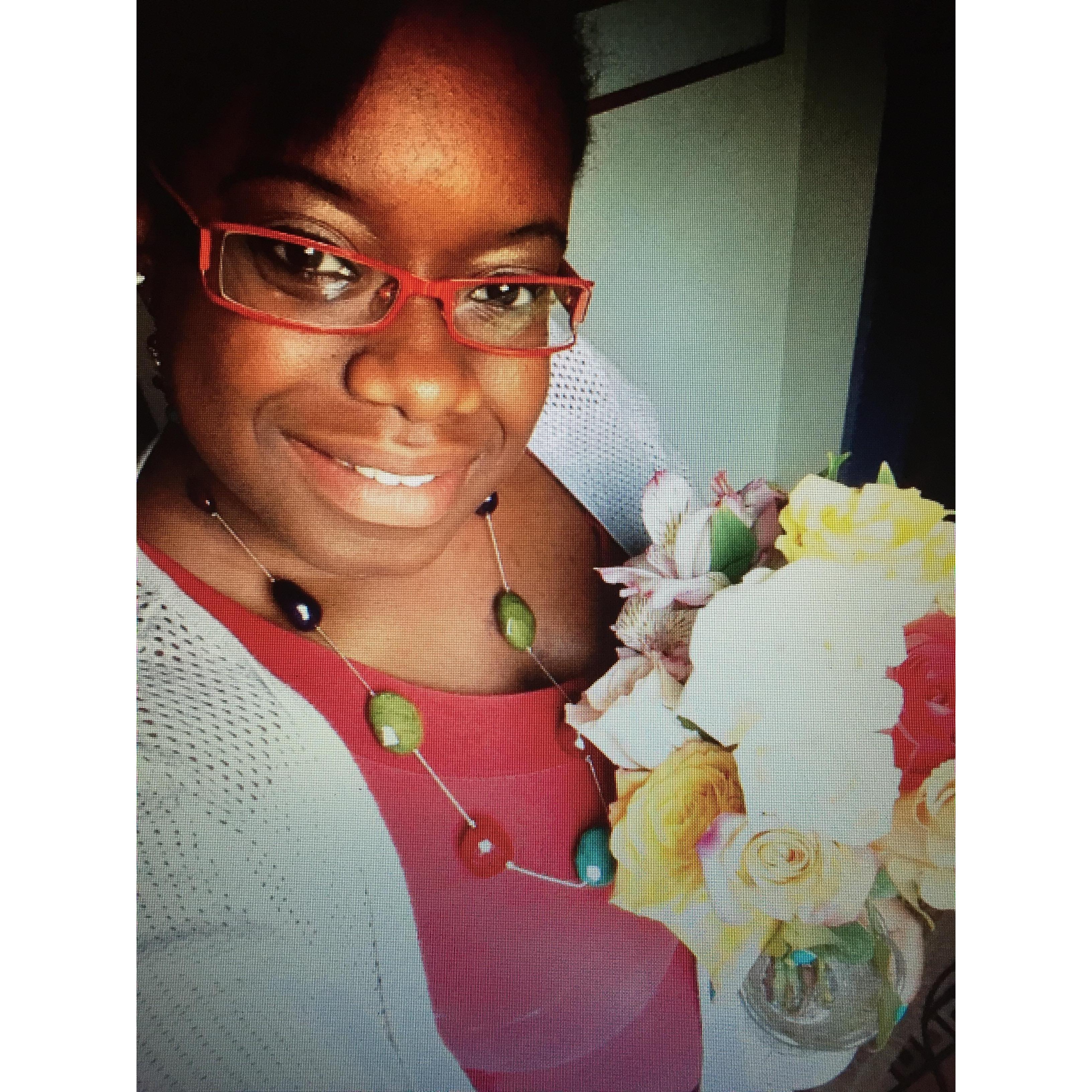 sonica with the first bouquet of flower shane gave to her!