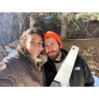 Christmas Tree cutting. Santa Fe, NM, December 2020.