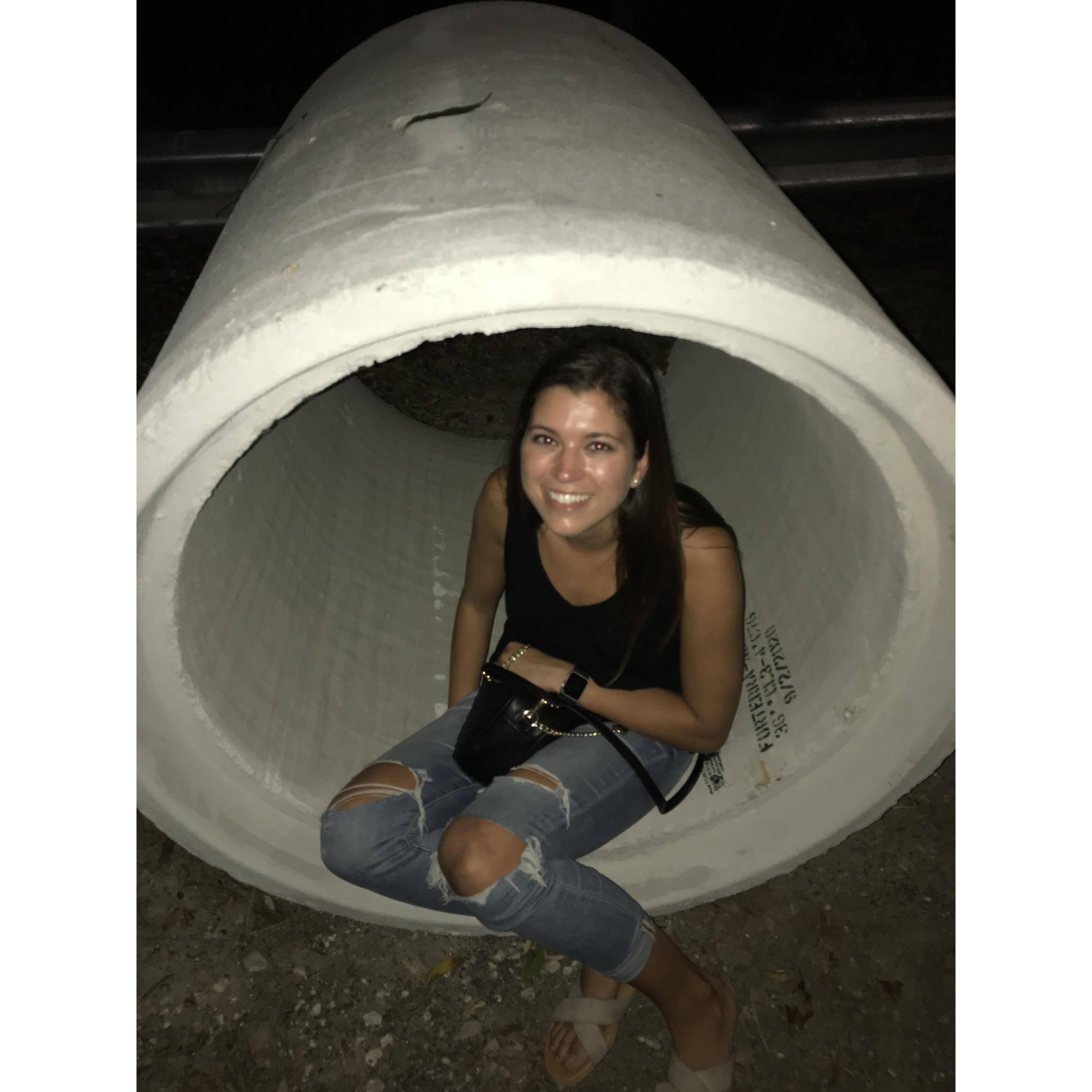 The picture Jack took of me on our first date! He thought it was hilarious but I found it very suspicious.