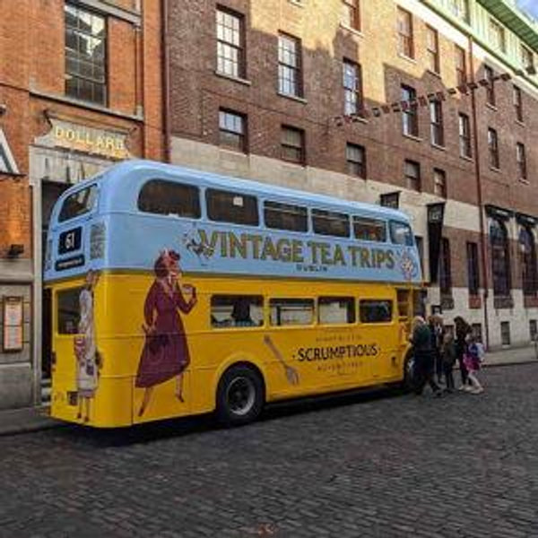 Afternoon Tea on a Double Decker Bus Tour through Dublin