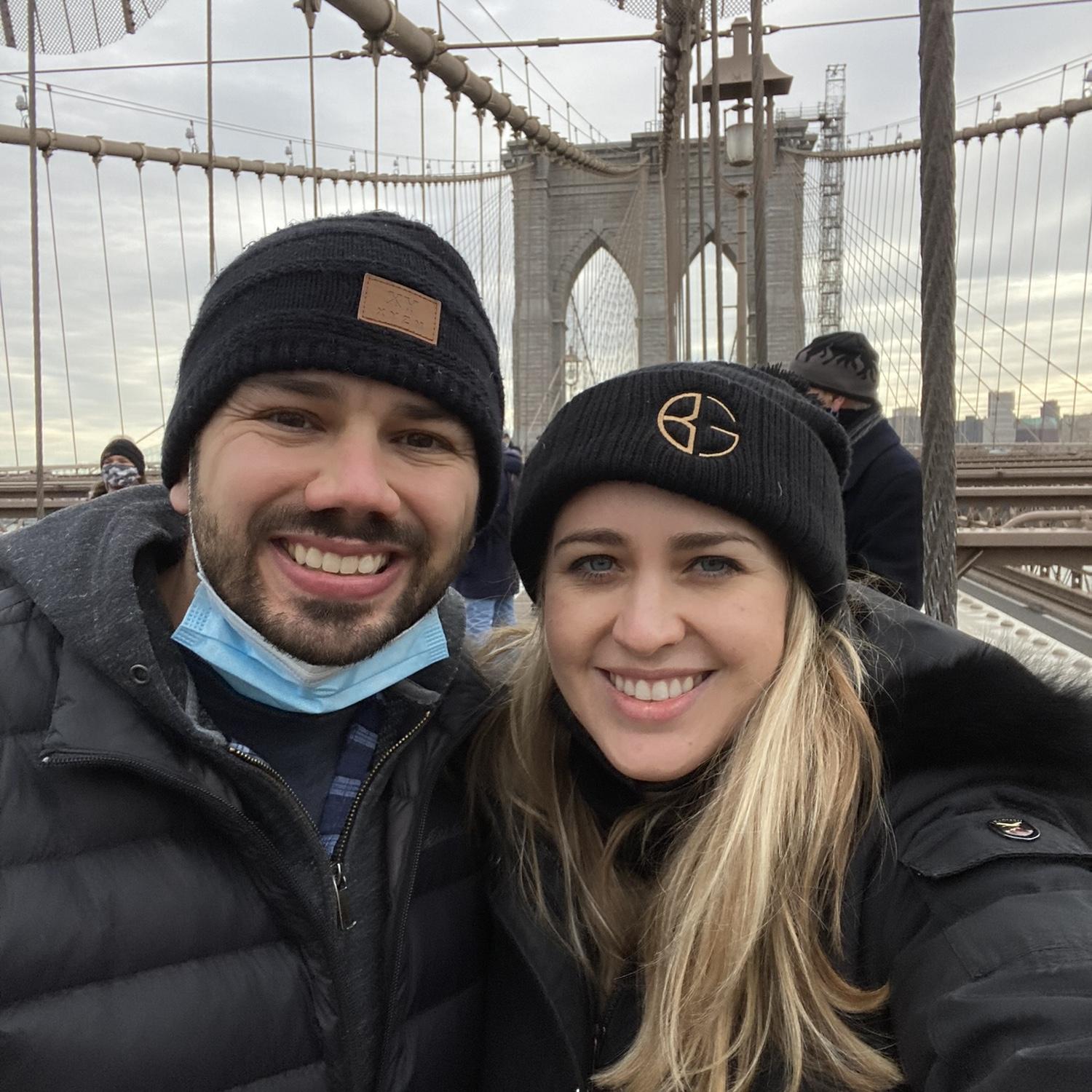 Brooklyn Bridge, NY. December 2021