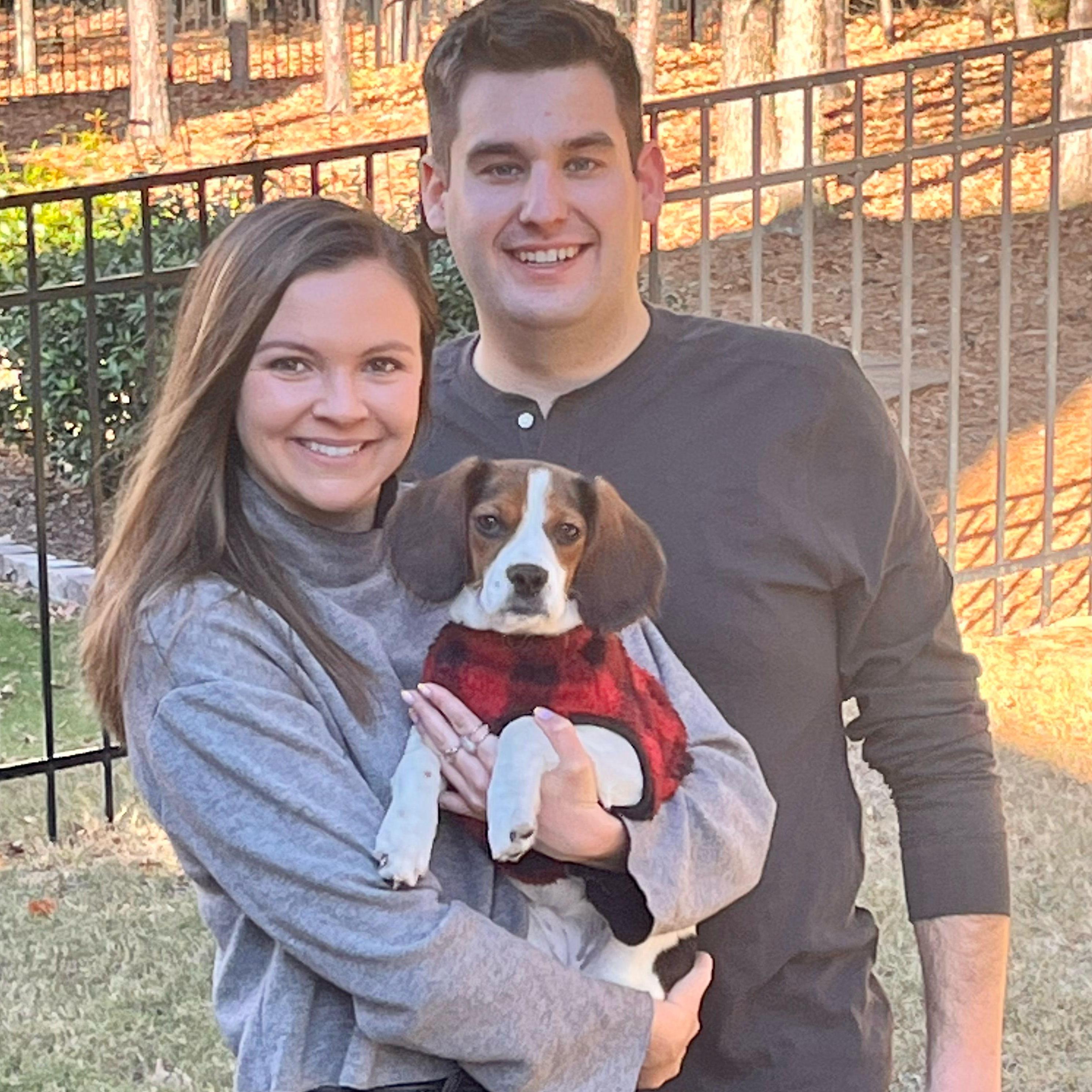 Spending Thanksgiving with the Bougie family in Charlotte, North Caroline, with our new puppy Ruby!