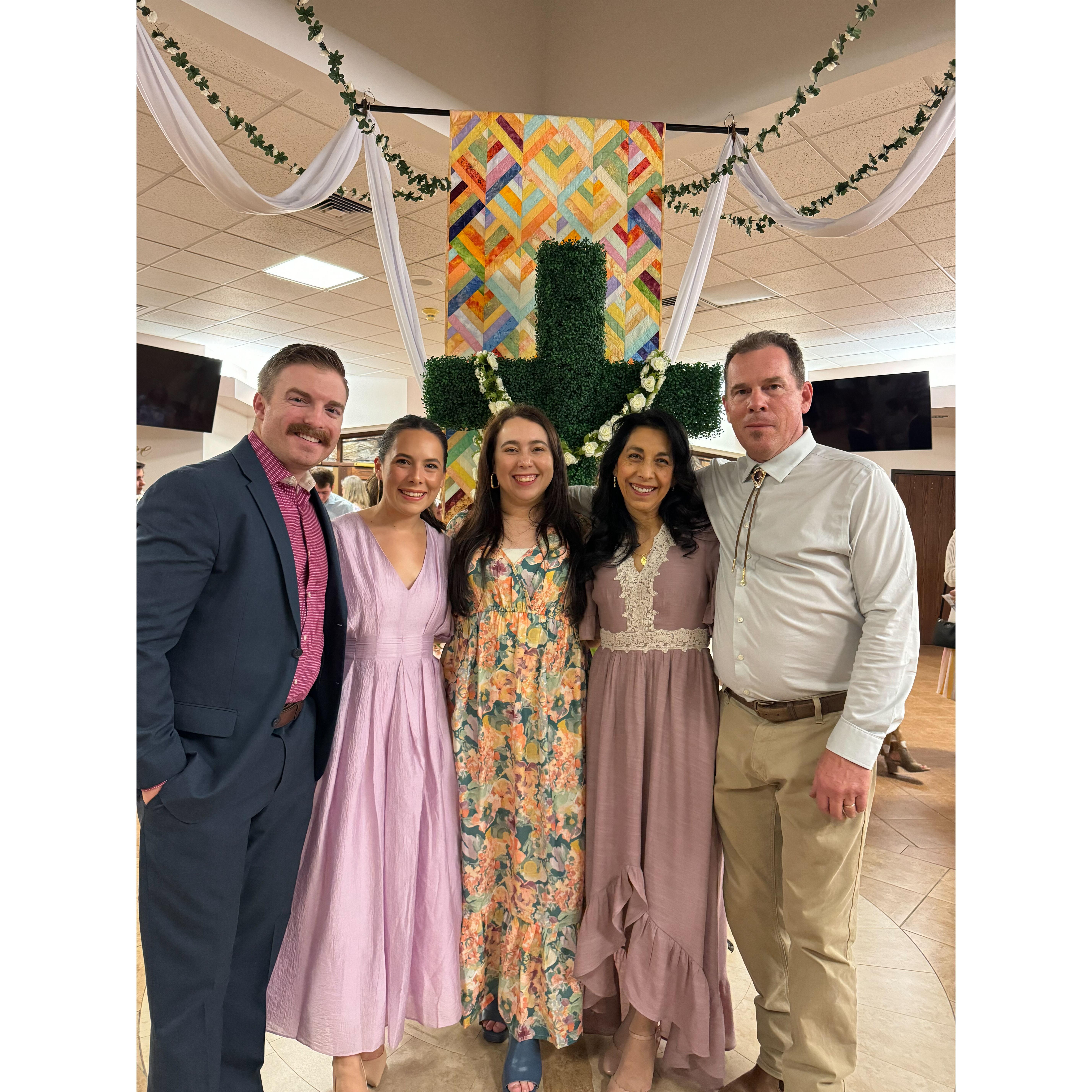 Easter at Dad's work