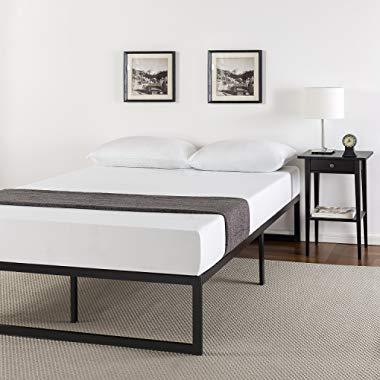 Zinus Abel 14 Inch Metal Platform Bed Frame with Steel Slat Support, Mattress Foundation, Queen