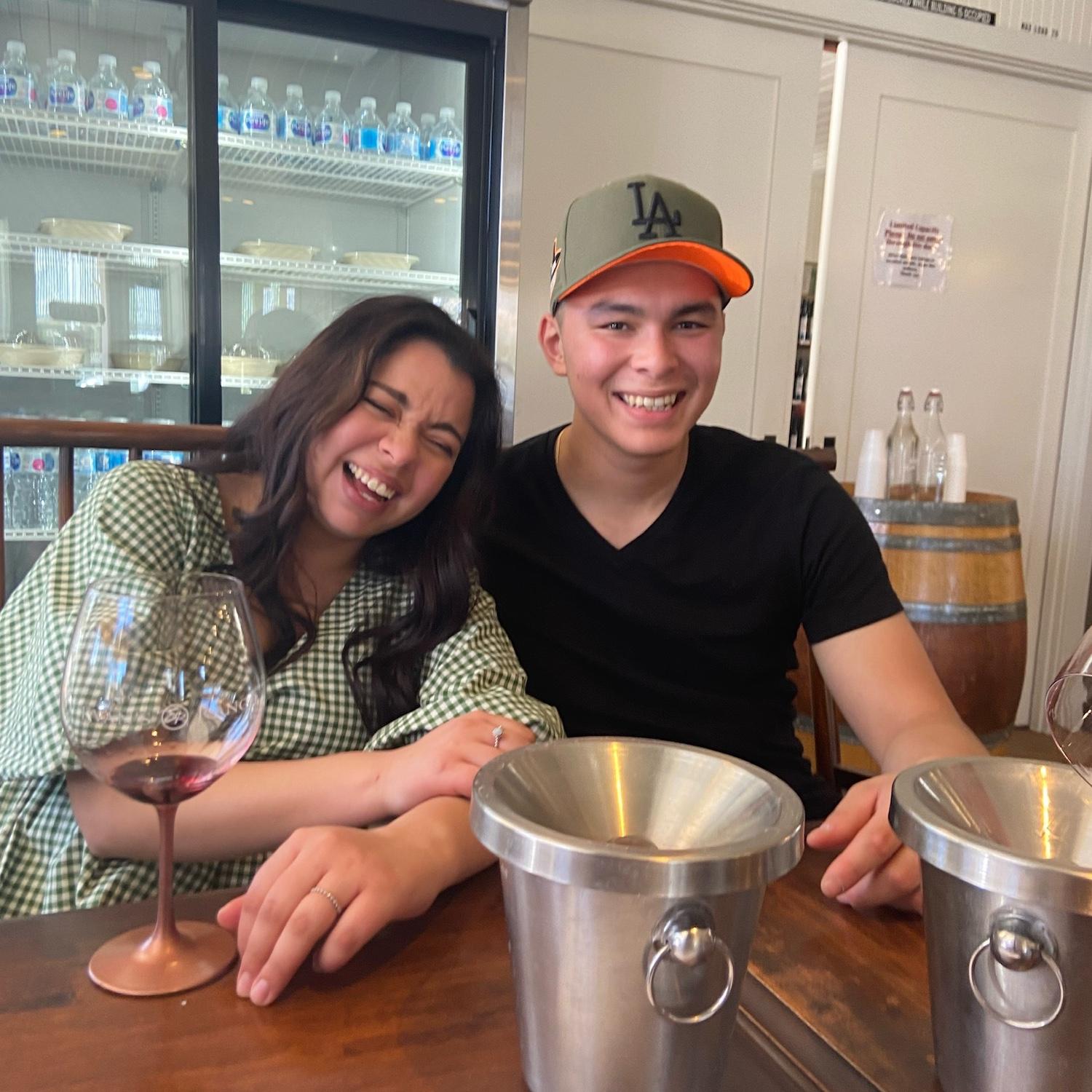 Because we’re both always in a silly goofy mood