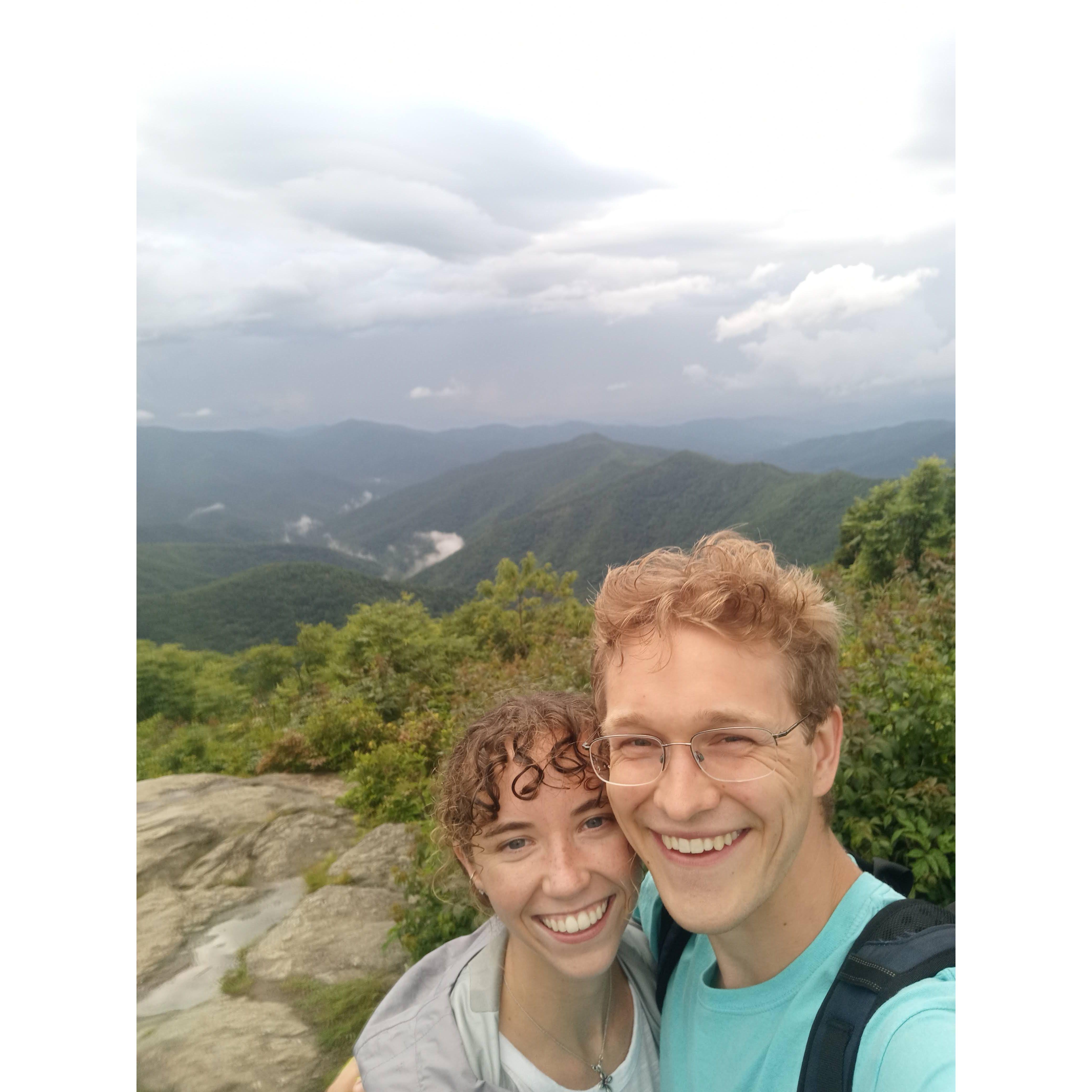 A rainy day hike